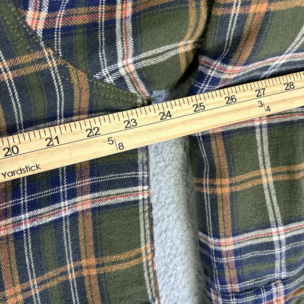 Field & Stream Green Plaid Military Jacket - Picture 9 of 10